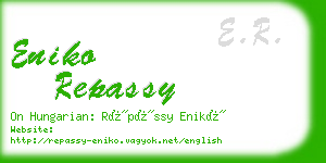 eniko repassy business card